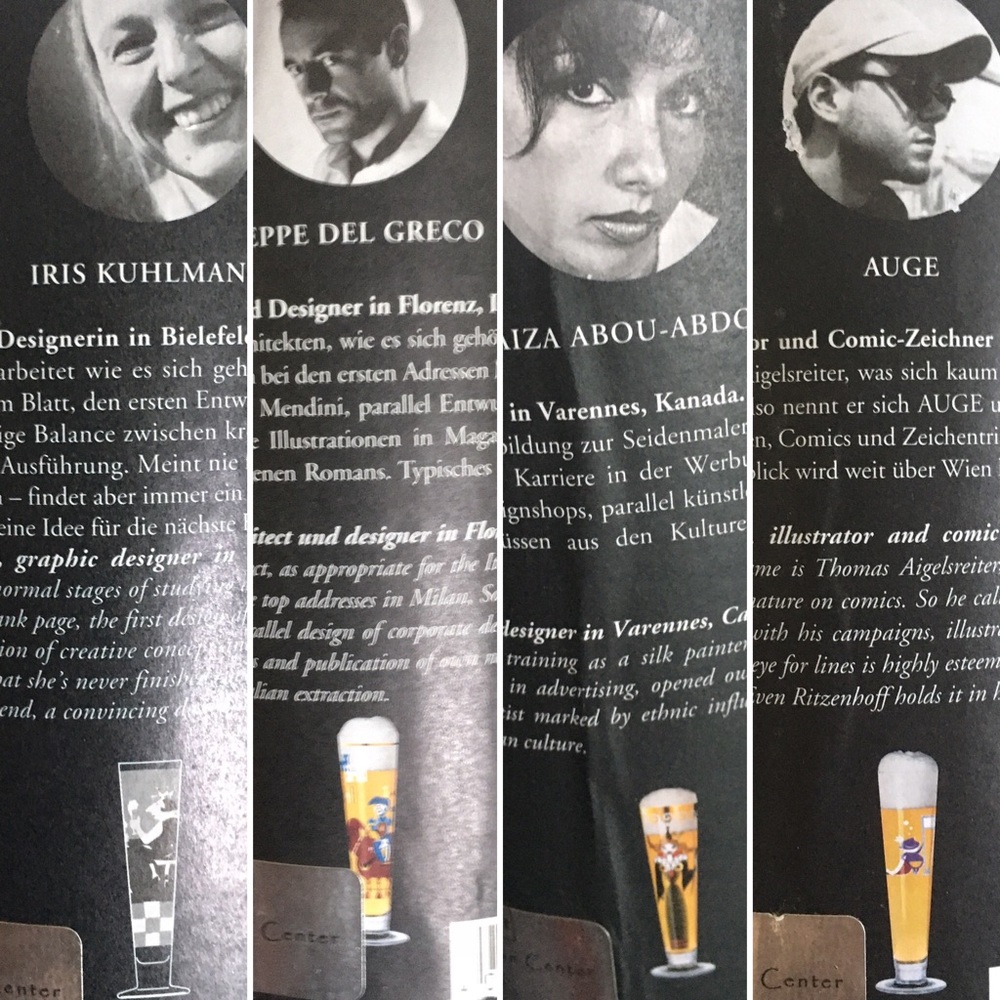 🆕 RITZENHOFF Collectable Beer Glasses, set of 4 - Picture 2 of 4